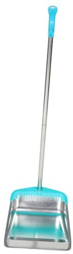Generico Paletta per La Pulizia Ad Alta Resistenza con Manico Lungo in Metallo E Plastica E Spazzola per La Cucina