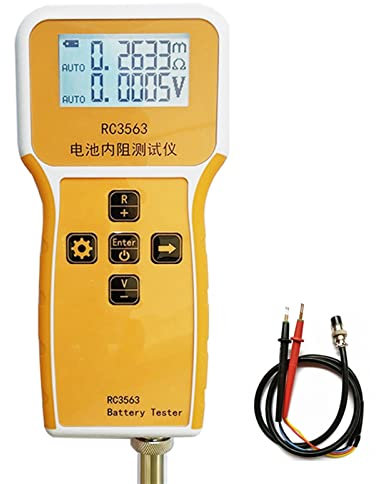Tester di carico della batteria Sonda di fascia alta Rc3563. Rilevatore di resistenza interna ad alta precisione Vero a quattro fili corrente alternata Tester di batteria al litio acido al litio al li