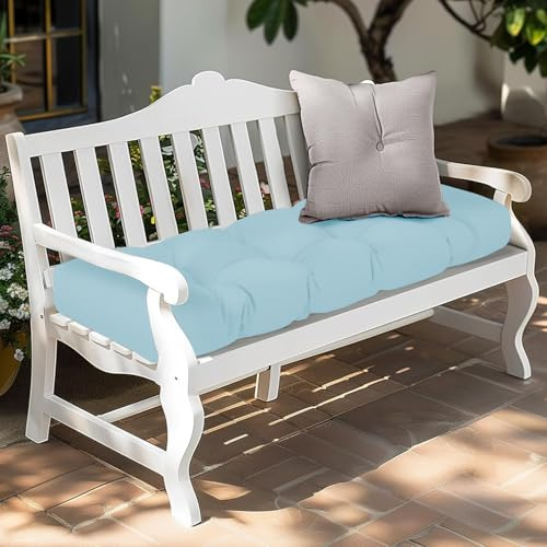 WLXFF Bankkissen FüR GartenmöBel, wasserdichte GartenmöBelkissen, Sitzkissen FüR Fenster Im Innenbereich, Sitzbank Polster Kissen Sitzpolster Sitzauflage Bank FüR Schaukel, Terrasse,No8,80X60X8CM