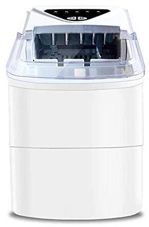 CMOLVUR Ice Maker Machine for Countertop,Portable Cube Makers,Make 33 lbs ice in 24 hrs,Ice Rready 6 Mins with Scoop