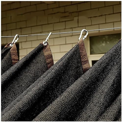 U Shaped Retractable Sun Shades with Sliding Track Kit, Wave Sun Shade Canopy Pergola Cover Shade Sail Awning, Pergola Canopy Cover for Outdoor Porch Garden Deck Backyard Sand(2x4m/6.56x13.12ft)