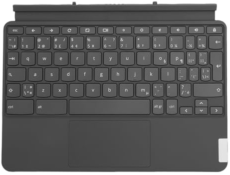 Gugxiom Tablet -tangentbord för IdeaPads Duet 10,1 Tum Surfplatta, Franska Kanada -layouttangentbordet med Pekplatta för CT X636F med Inbyggt Batteri för Sömlös Bärbar Datorkonvertering