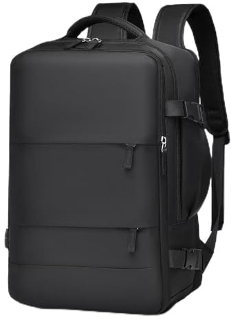 smallrun Mochila Viaje Cabina Avion 40x20x25 Mochila Cabina para Ryanair Maletas De Viaje Cabina Mochilas Mochila De Viaje Cabina 20L con Orificio De Carga Y Bolsillo (2216NEGRO)