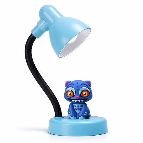 KPop Mini Desk Lamp, Derpy Tiger Night Light, USB, Colour Changing Light | Official Licensed Merchandise Gift by Blue Sky Studios, Rechargeable USB-C, 10–15cm Height, Adjustable Head, Twist Switch