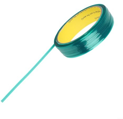Trurovem Tape 3.5mm x 50M Safe Finish Line for Car Vinyl Wrapping Film Cutting Tool Green No Flexible Design for Curves Recesses Headlight Tint Application(50m)