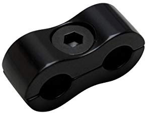 Motion Pro Throttle/Idle Cable Clamp - Single Cable Holder For 15/64in. and 9/32in. Cables - Black 11-0094 by Motion Pro