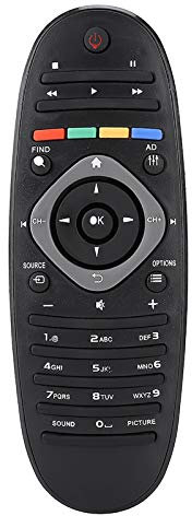 Fjärrkontroll, TV -fjärrkontroll, Universal -fjärrkontroll, Universal -fjärrkontroll, Ersättnings -TV -fjärrkontroll Universal -kontroller Passar till Philips TV