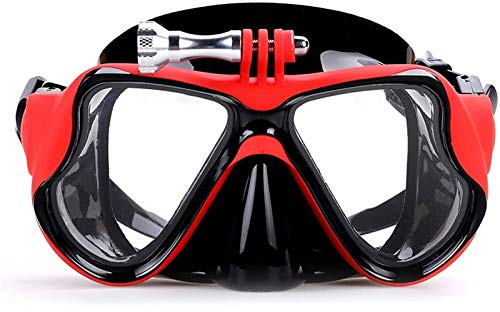 ATAAY Schnorchelmaske, Vollgesichts-Schnorchelmaske Leicht atmende Schnorchel-Gesichtsmaske für Erwachsene, auslaufsichere Tauchmaske mit Abnehmbarer Sportkamerahalterung
