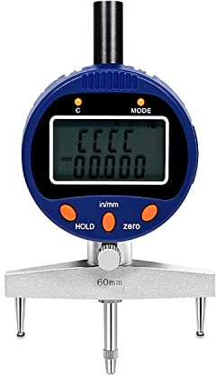 Digitales Radius-Messgerät, elektronisches R-Messgerät mit LCD-Bildschirm, mit 5 austauschbaren Messbacken (10/20/30/60/100 mm), Datenübertragungsfunktion, für mechanische Teile, Holzformen, Schwarz