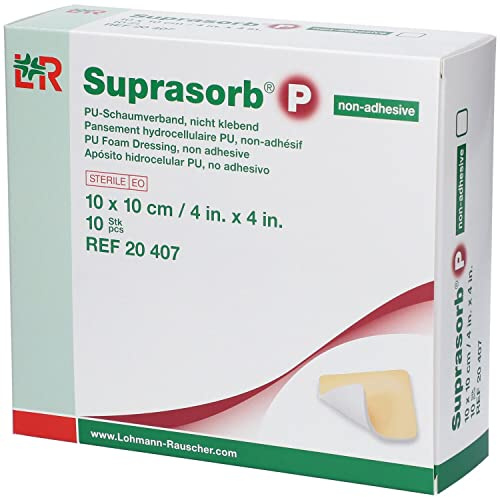 SUPRASORB P PU-Schaumverb.10x10cm nicht kl.st. 10 St??ck