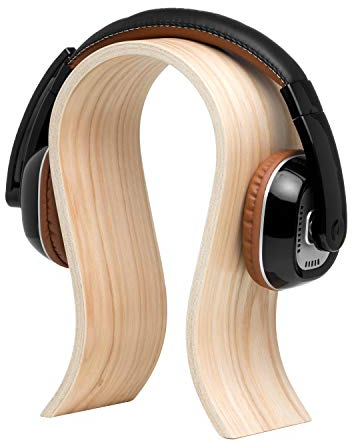 Valiai Kopfhörer Ständer aus Holz, Minimalistisches Stilvolles Detail für Ihren Schreibtisch, Ideale Headset Halterung - Geschenk für Ehemann, Freund