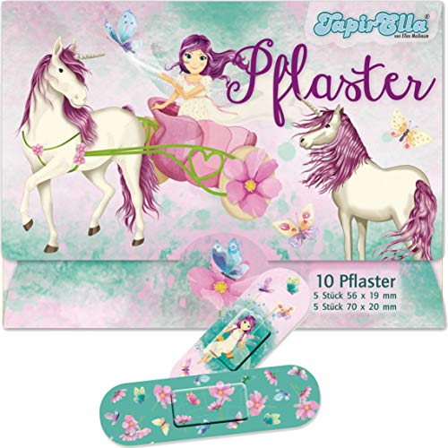 10 Kinderpflaster * Elfe mit Einhorn * von Lutz Mauder | 14625 | Pflaster Pflasterbriefchen Kinder Wald Tiere Heftpflaster