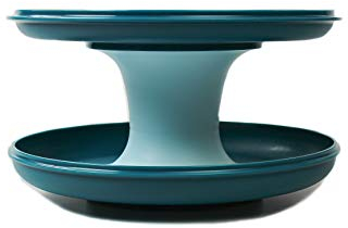 Tupperware Etagere Petrol Multi Gourmand Präsentierteller Torten Servierschale