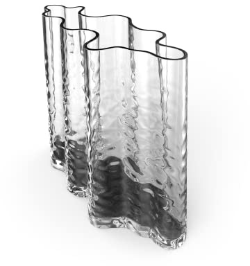 Cooee Design Gry Wide vas 19 cm klar, glasvas, tulpanvas, klar färg