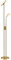 Lindby LED Stehlampe Seppa dimmbar (Modern) in Gold/Messing aus Metall (2 flammig,) - Wohnzimmerlampe Stehleuchte Floor Lamp Deckenfluter Standleuchte Wohnzimmerleuchte