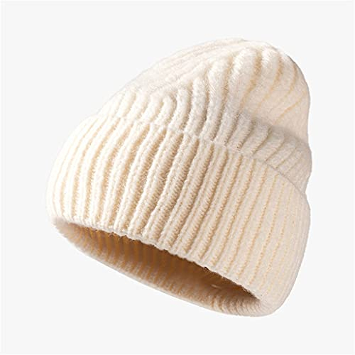 Chapeau d'hiver Unisexe Chaud tricoté Chapeau Ensemble épais Doux Stretch Chapeaux d'hiver pour Hommes Femmes Loisirs Beanie Cap (Color : A, Size : 22 * 21cm)