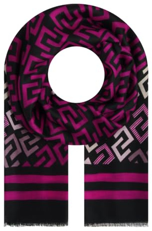 Majea Halstücher Damen Tuch Kopftuch Halstuch Schal Damen-Schal Tücher Damen Stola (880032) (pink 4)