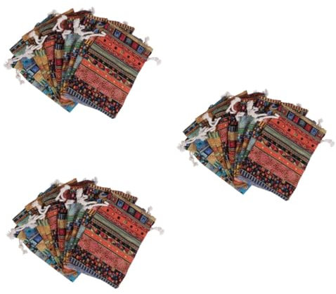 Gatuida 3 Sets Beutel Beutel Verpackungsbeutel Folk-custom-stil Für Süßigkeiten Kekse Jungen Und Mädchen 10 Stück * 3