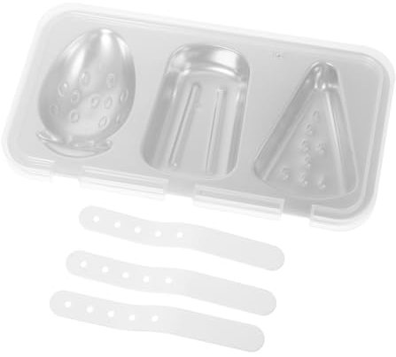 CIYODO Moule à Glace Inox 304 Couvercle et Bâtonnet, Moule à Glaçons Réutilisable, Acier Inoxydable, Résistant au Froid, pour Maison Cuisine, Ensemble Pratique 4 Pièces