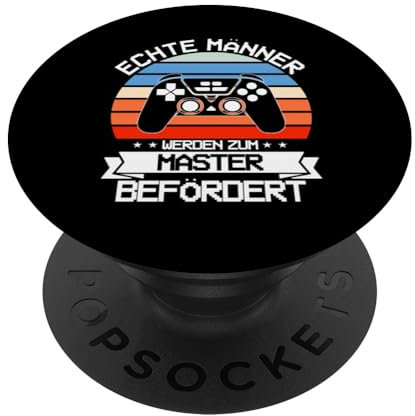 echte Männer werden zum Master befördert Master PopSockets mit austauschbarem PopGrip