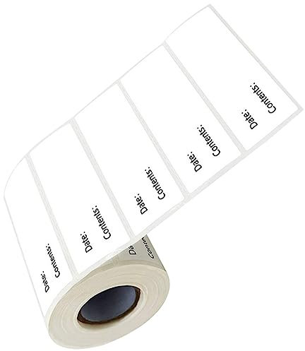 FOYTOKI Food Label Stickers Blank Labels for Food Containers Kitchen Freezer Use Date Stickers for Containers