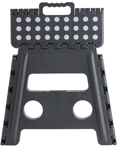Kynast Tritt-Hocker Tritthilfe tragbarer Klapphocker bis 150 Kg belastbar (29 x 22 x 32,5 cm)