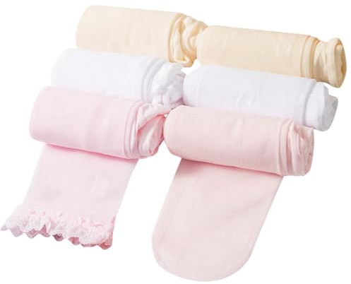 ACMEDE Calze Collant Danza Classica per Bambina Senza Cuciture Rinforzate Punta Leggings Collant da Balletto Elasticizzati Traspiranti Resistenti Con Piede e Senza Piede Calze Danza Bambini