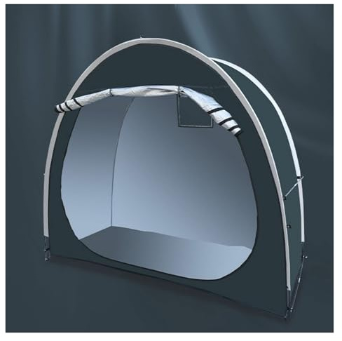 QSTGX Garage Voiture Exterieur Tente pour VéLos Tissu Oxford 210D Durable Résistant à l'abrasion pour Motos, Outils de Jardinage, tondeuses à Gazon(C,210x150x165CM)