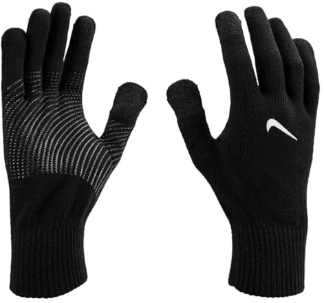 NIKE Knit Gloves Handschuhe (Black, L)