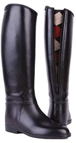 HKM Bottes d'équitation-4501, d'équitation Homme, Noir, 38 EU