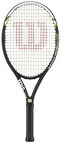 Wilson Tennisschläger, Hyper Hammer 5.3, Anfänger und Freizeitspieler, Griffstärke L3, Schwarz/Weiß/Grün, WRT58610U3
