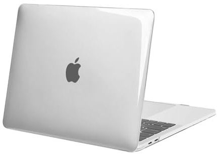MOSISO Kompatibel mit MacBook Pro 13 Zoll Hülle 2026 2025-2016 M2 M1 A2338 A2289 A2251 A2159 A1989 A1706 A1708 mit/ohne Touch Bar, Kunststoff Hartschale für MacBook Pro 13 Hülle, Kristallklar