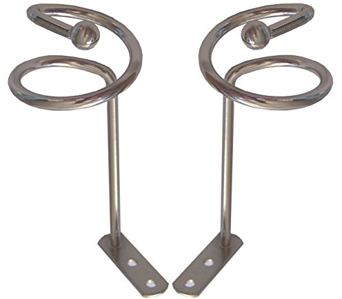 BASIT Drapierhaken für Gardinen Edelstahl Look 1 Paar T61