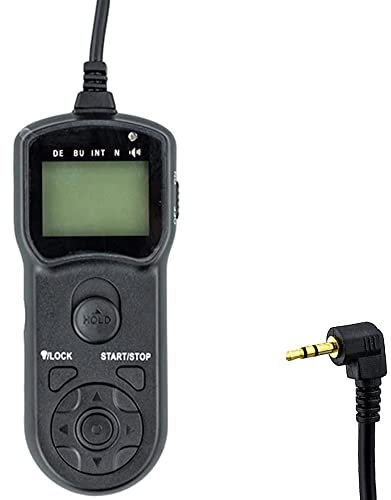 JJC Télécommande de minuterie pour Appareil Photo Om System Om-1 Mark II, Olympus Om-D E-M1 Mark II - Remplace Le commutateur à Distance Olympus RM-CB2