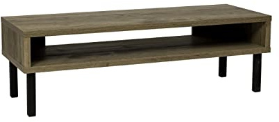 Iris Ohyama Mueble de TV de Madera, Color Marrón Ceniza