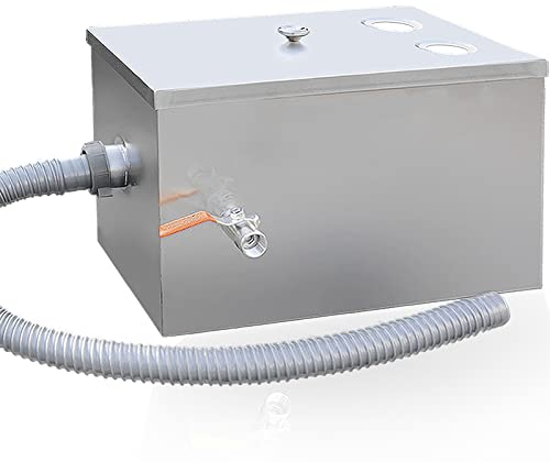 Commercial Intercepteur de Piège à Graisse en Acier Inoxydable, Séparateur de Graisse de Cuisine Professionnel, Bac à Graisse Restaurant, Bonne Performance D'étanchéité