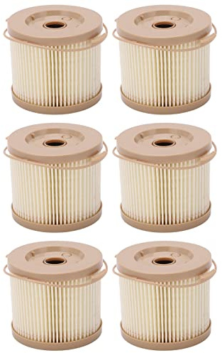 Racor 500Fg 2010Pm 30 mikron, bränslefilter vattenseparatorsats, 6 delar bränslevattenseparatorsats Oljevattenfiltersats Ersättning för Racor 2010Pm-eller 500Fg