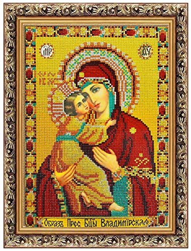 Mother Mary 5D DIY Diamond Painting Kits Full Drill Strass Stickerei Kunst Kreuzstich für Wanddekoration 30,5 x 40,6 cm Lustiges Geschenk (Bild #5)