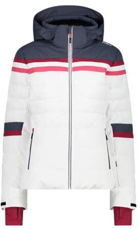 CMP Damen Hoodie Jacke, Bianco, 38