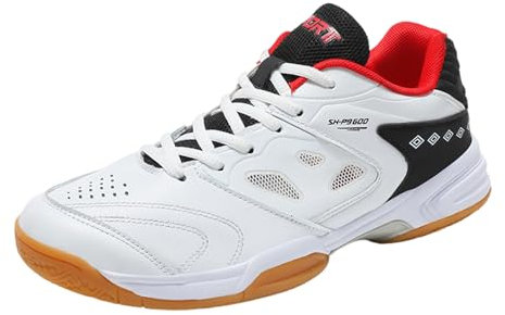 Viaoragiosa Badmintonschuhe,Badminton-Schuhe Für Herren Leichte,Tischtennis-Badminton-Schuhe,Herren-Tennisschuhe,Squash-Schuhe,sicheren Halt,mehr Komfort,Atmungsaktive,für alle Arten von Sportarten