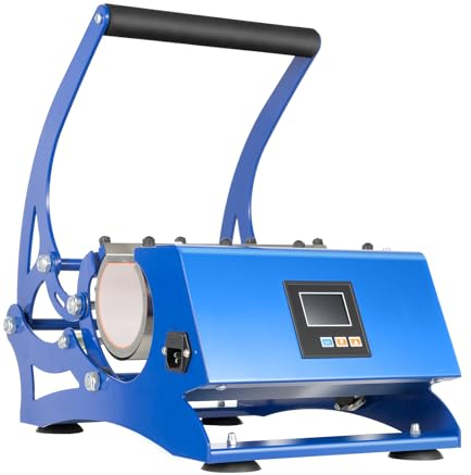 Tassenpresse, 6 in 1, gepresste Tasse, Transferpresse, Heißpresse, zum Kochen, 600 W, professionell, multifunktional, für graviertes Motiv auf Tasse