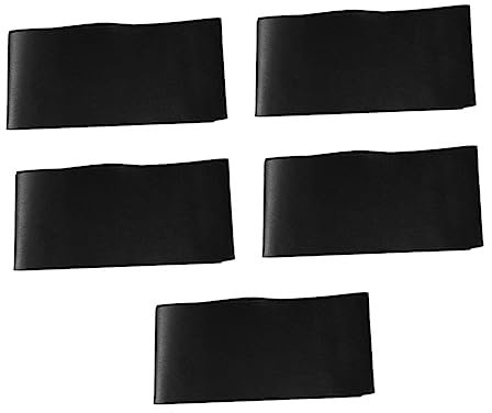 SOIMISS 5stücke Teiliges Schwarze Leere Schärpen Aus Robustem Material Tragbares Diy-partyzubehör Vielseitige Festliche Schulterbänder Zum Bedrucken Für Junggesellenabschiede Und Zeremonie