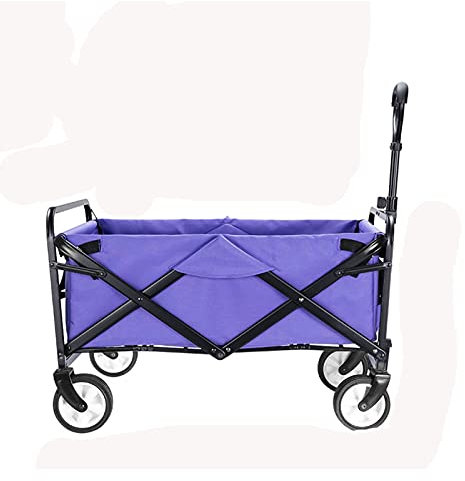 Garten Kinderwagen Klapp Einkaufswagen Outdoor Trolley Tragbarer Vierrad Trolley Trolley Transport Auto Wildes Auto