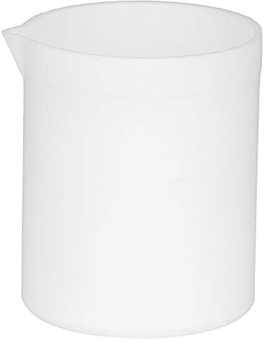 Respicefinem N N Bodenbeständiger Becher Ptee Hohe Schmierung Nicht Weiß Becher Messbecher 50 ml Ideal Für Laborexperimente In Schule Und Industrie