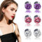 ZKGYUS 3 Pcs Magnetische Ohrringe, Titan Ohrstecker Hypoallergen für Damen Herren Mädchen, Ohr Piercing, Ohrringe Set, Ohr Schmuck, Tragus Piercing mit Diamond, für empfindliche Ohren
