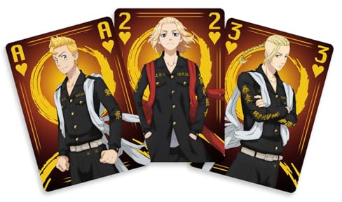 SAKAMI - Tokyo Revengers - 52 Spielkarten - Poker, Kartenspiel, Deck, Playing Cards