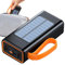 Banque d'énergie solaire pour téléphone et appareils électroniques – Batterie externe avec performance pour le camping, la randonnée, la pêche, l'escalade
