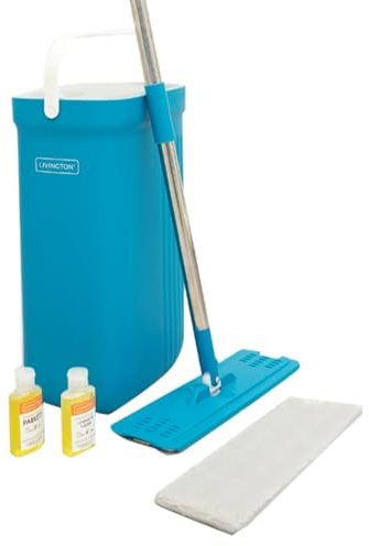 Livington HydroClean - Bodenwischer mit Sprühfunktion - Sprühwischer inkl. Reinigungsmittel - Trennung von Frisch & Schmutzwasser - Nasswischer - Wischmop