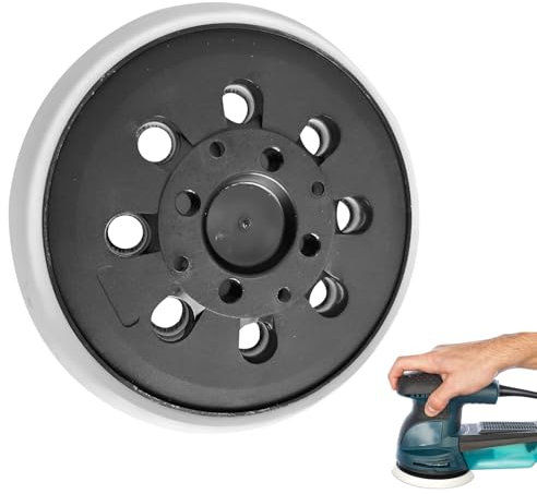 Plateau Ponceuse pour Bosch Pex 400 Ae 125 mm, avec crochet et boucle, 8 trous, Plateau Ponceuse pour Bosch Pex 125, Plateau Ponceuse pour B osch PEX 300 AE et P EX 400 AE ponceuse excentrique