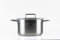 lätt Home Cacerola Acero Inoxidable 20 cm Diámetro Apta para Cocina de Inducción Vitrocerámica Gas Eléctrica y Horno – Tapa con Borde de Silicona – Fondo Full Induction 5 Capas - Libre de PFOA y PTFE
